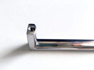 Celeste Slim Pull Cabinet Handle Polished Chrome Solid Stainless Steel, 10"