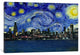 Chicago, Illinois Starry Night Skyline by 5by5collective