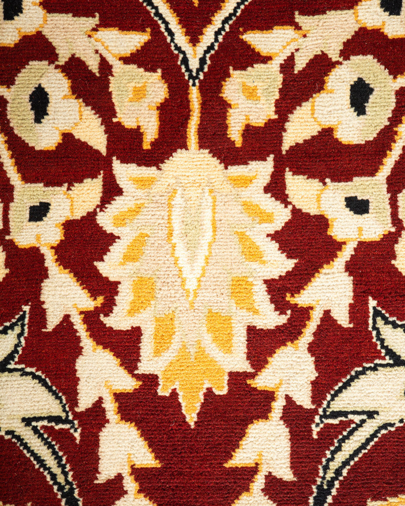 Mogul, One-of-a-Kind Hand-Knotted Area Rug Red, 9'3"x12'2"