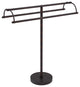 Free Standing Double Arm Towel Holder, Venetian Bronze