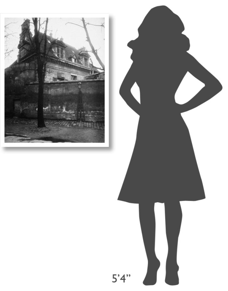 "Paris, 1923 - Old Convent, avenue d l'Observatoire" Paper Art, 26"x32"