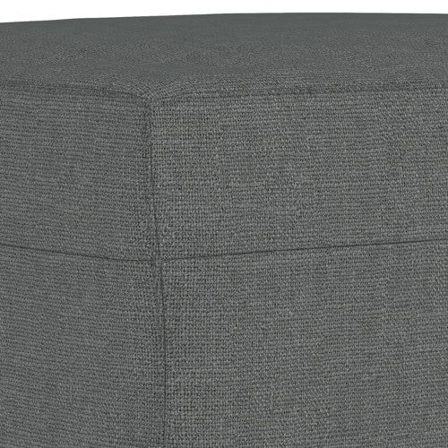 vidaXL Sofa Set with Cushions Sectional Sofa Couch 3 Piece Dark Gray Fabric