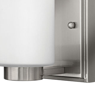 Hinkley Miley Small Single Light Vanity, Brushed Nickel