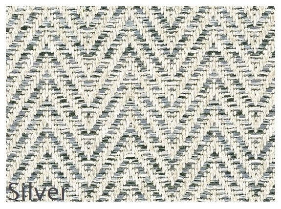 Couristan Tortola Indoor/Outdoor Accent Rugs - 50+ Custom Sizes, Silver, 7'x11'