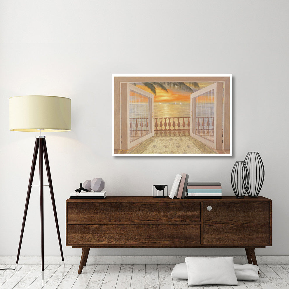 "Perfect Sunset" Digital Paper Print by Diane Romanello, 50"x34"
