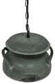 Milk Can Pendant, Weathered Zinc