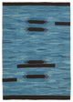 Rug N Carpet - Handmade Turkish 5' 11'' x 8' 4'' Modern Design Wool Kilim Rug