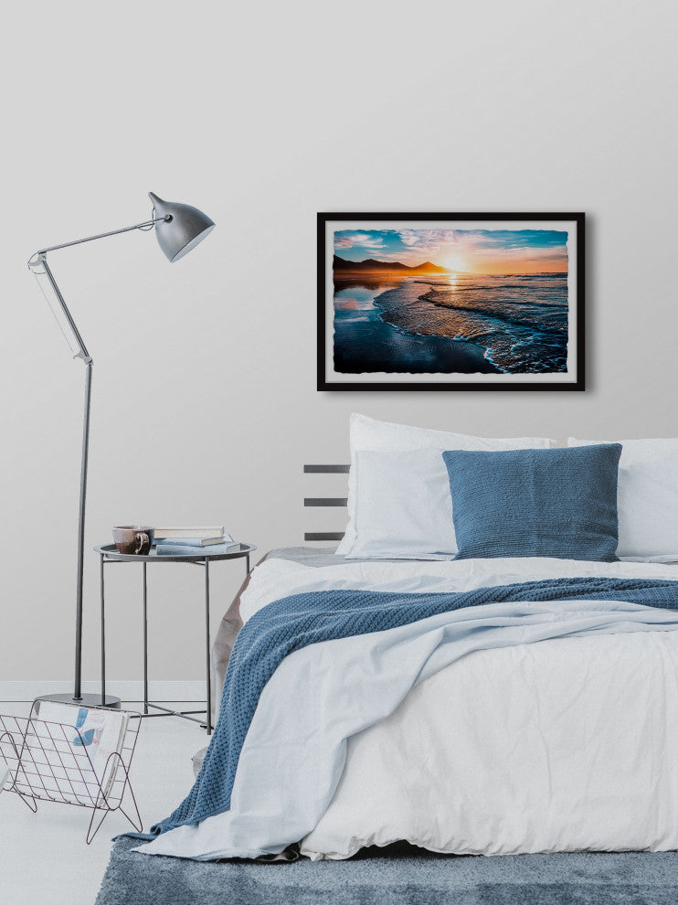 "Sunsets and Silhouettes" Framed Painting Print, 45x30