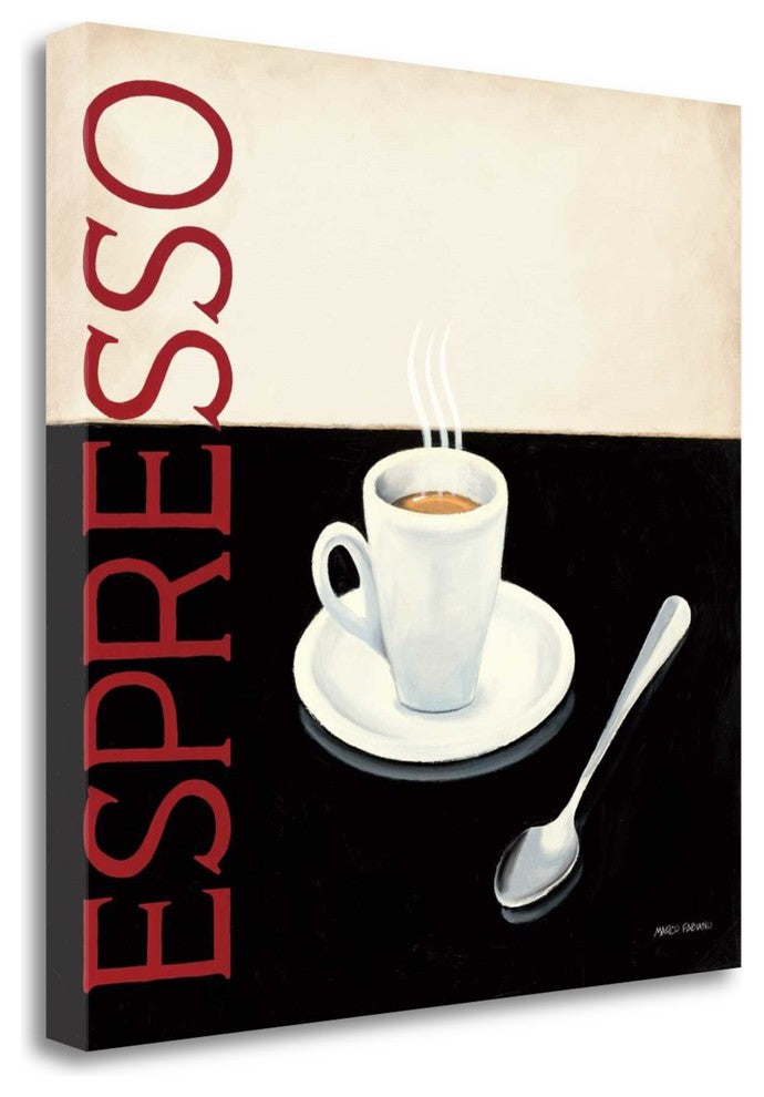 "Cafe Moderne IV" By Marco Fabiano, Giclee Print on Gallery Wrap Canvas