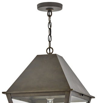 Hinkley Endsley Large Hanging Lantern, Blackened Brass