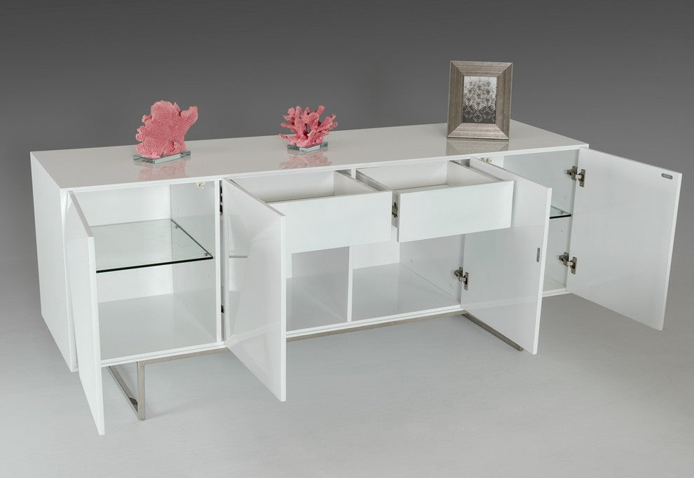 Modrest Vanguard Modern White Buffet
