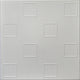 19.6"x19.6" Styrofoam Glue Up Ceiling Tiles R4 Platinum