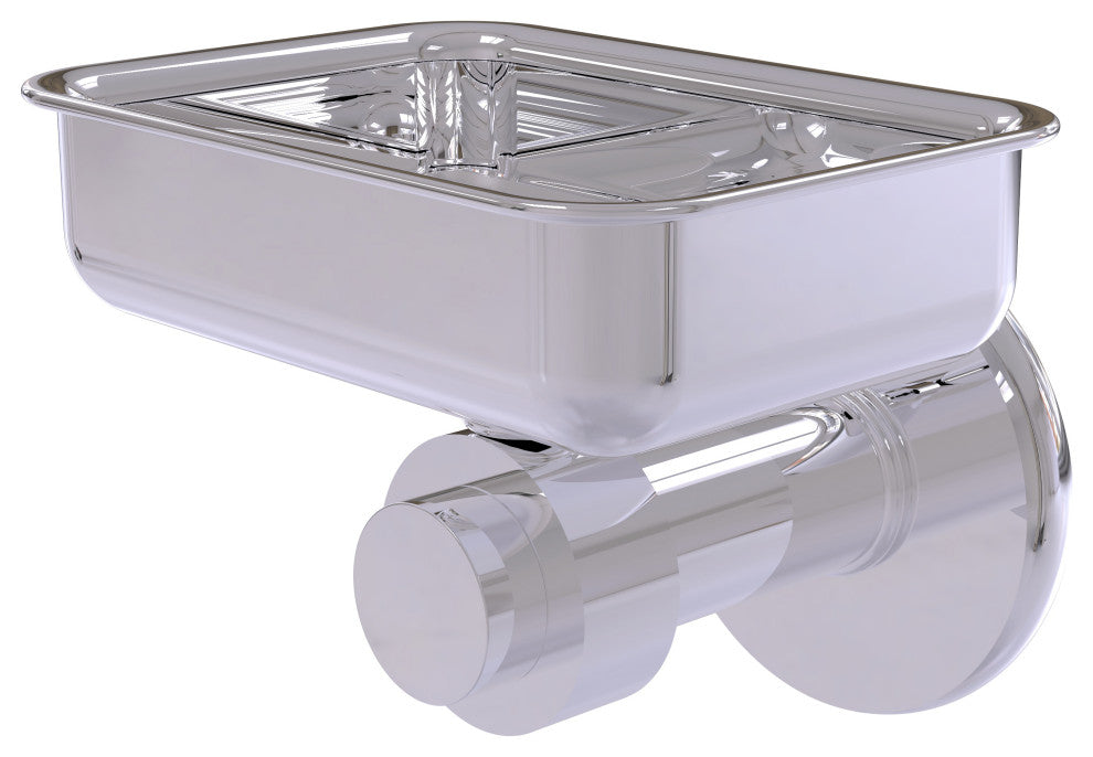 Mercury Wall Mounted Soap Dish, Polished Chrome