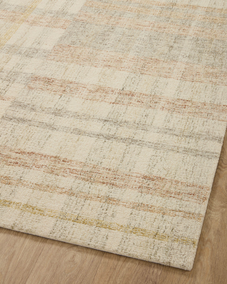Chris Loves Julia x Loloi Chris Natural / Multi 7'-9" x 7'-9" Square Area Rug