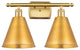 Ballston Cone Bath Vanity Light, Satin Gold, Satin Gold