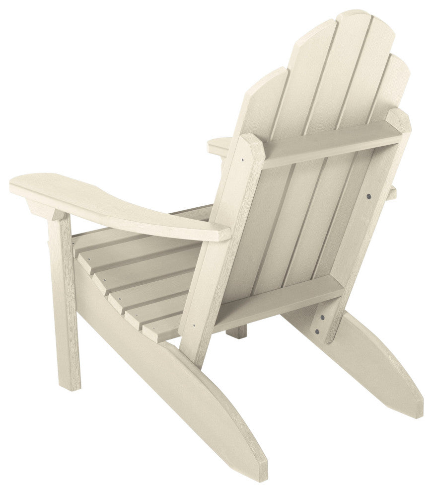 Seneca Adirondack Chair, Weathered Acorn, Whitewash