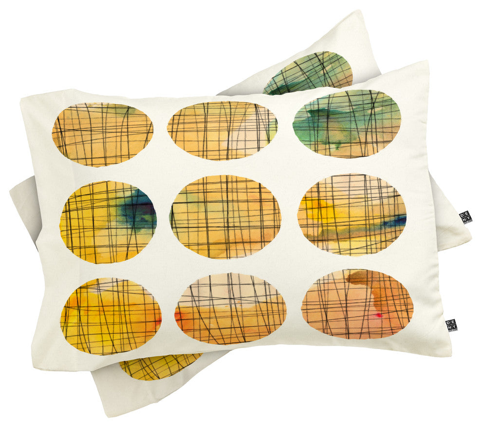Deny Designs Susanne Kasielke Squared Circle Pillow Shams, King