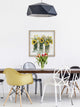 "Sunflowers, Glass Jars II" Framed Painting Print