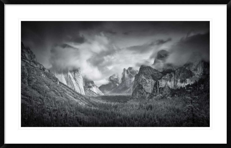 "Yosemite Valley" Framed Digital Print by Mike Leske, 44x28"