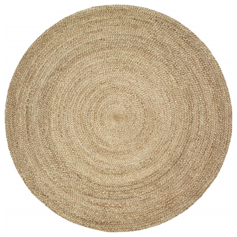 Gray Toned Natural Jute Area Rug