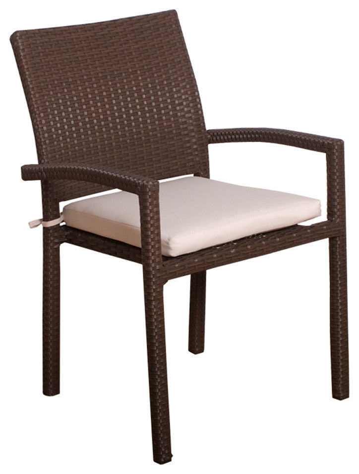 Liberty 4-Piece Patio Armchair Set | High Quality Wicker | Ideal for Outdoors