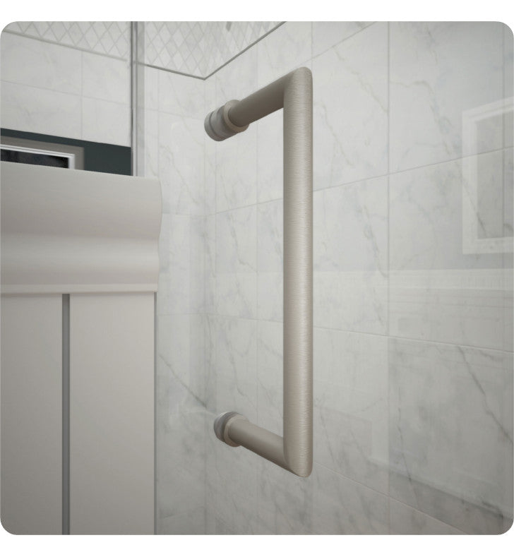 DreamLine Unidoor W 53" to 61" Frameless Hinged Shower Door, SHDR-20567210S-09