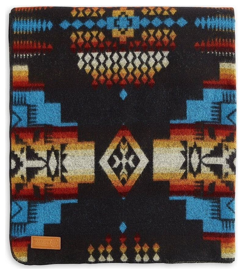 Sunset Tribal Print Throw Blanket