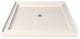 DreamLine SlimLine 32x32x2 3/4 Center Drain Single Threshold Shower Base Biscuit