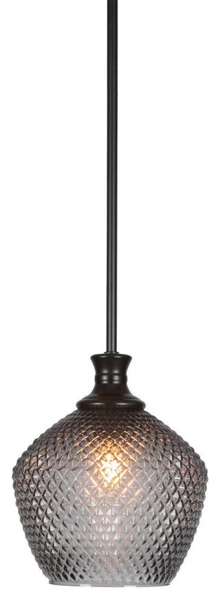 Zola 1-Light Stem Hung Pendant, Matte Black