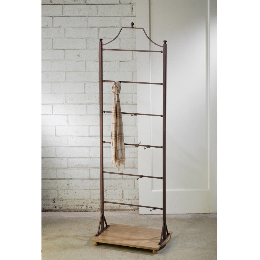 70" Bronze Ladder Metal Rack