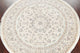 Persian Nain Oriental Carpet Traditional Handmade Area Rug, Beige, 8'1"x8'3