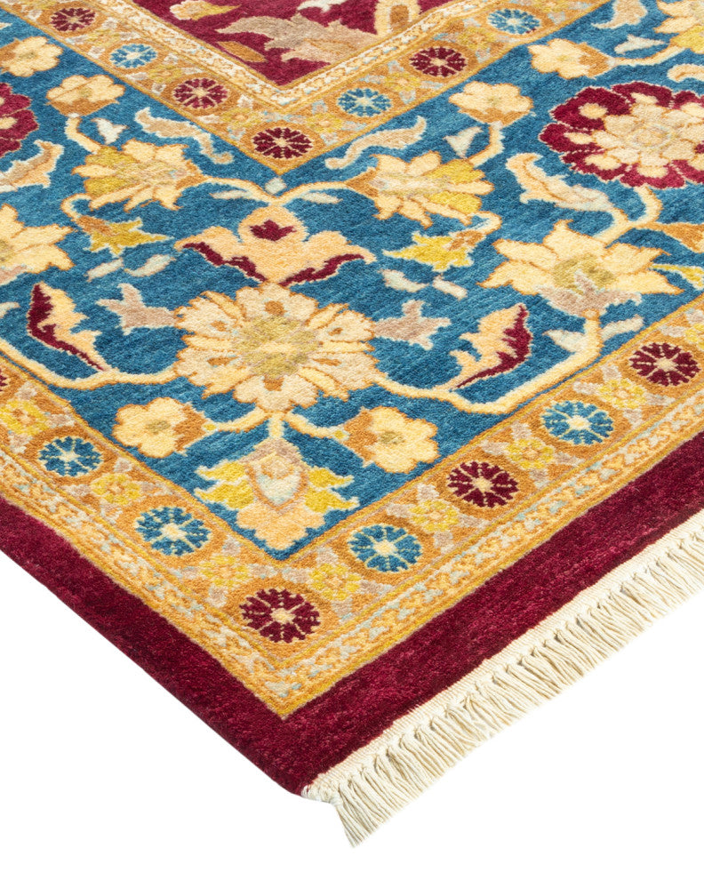 Mogul, One-of-a-Kind Hand-Knotted Area Rug Red, 6'1"x8'9"