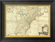 "Amerique Septentrionale, 1756" Framed Canvas Giclee by John Mitchell, 20x15"