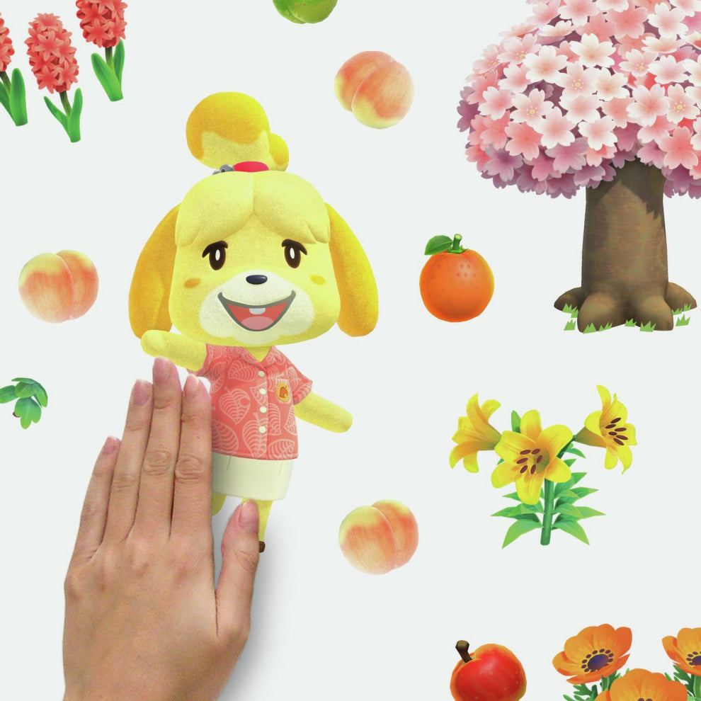 Brown & Yellow & Green Animal Crossing Wall Decals