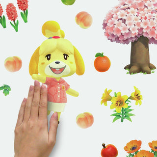 Brown & Yellow & Green Animal Crossing Wall Decals