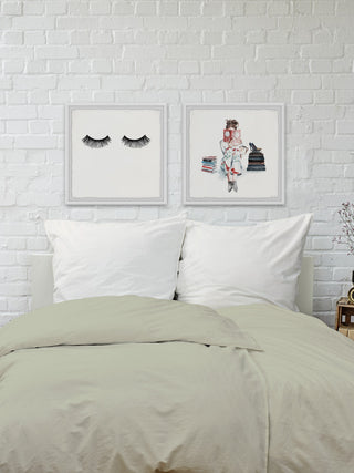Model to Be Diptych, 2-Piece Set, 18x18 Panels