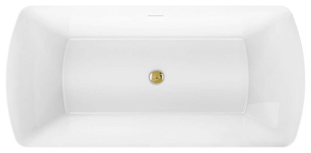 Camille 59 Inch Freestanding Double Ended Tub