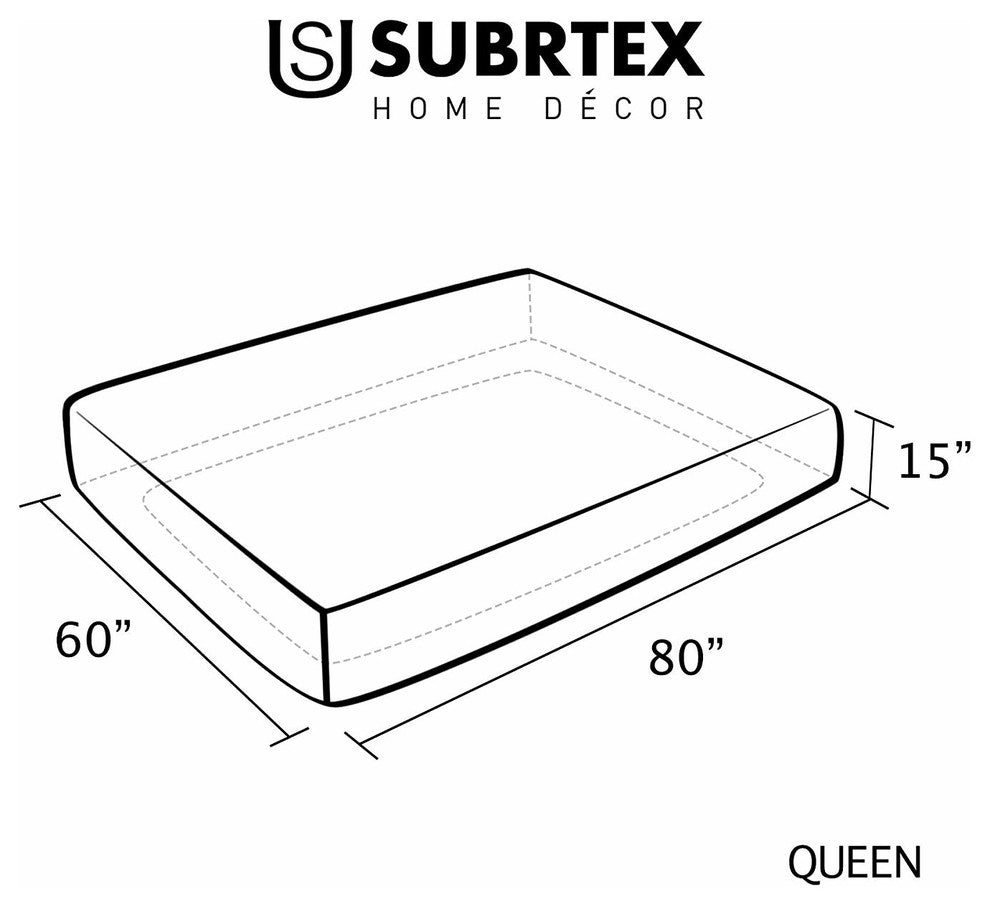 Subrtex Bedding Fade & Stain Resistant Mattress Cover