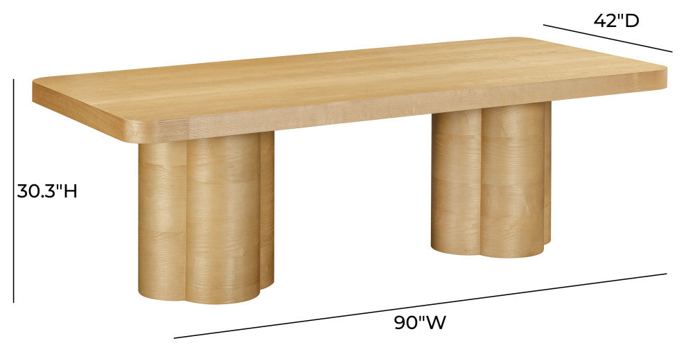 Bambi Dining Table, Natural