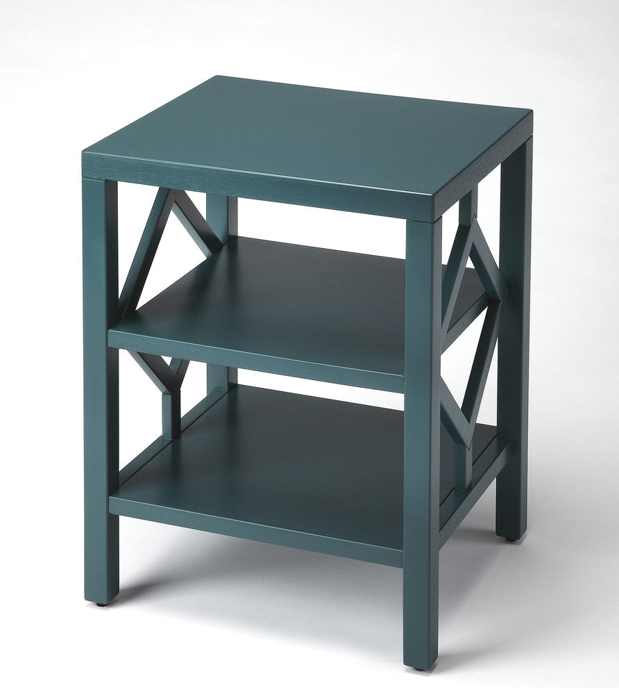 Butler Halcyon Teal End Table, Blue