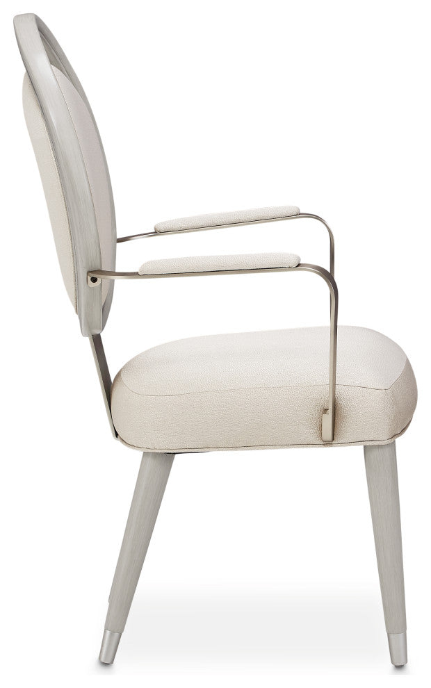 Eclipse Dining Arm Chair, Set of 2 - Moonlight Gray