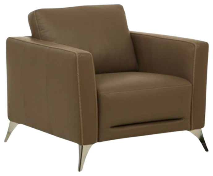 ACME Malaga Chair, Taupe Leather