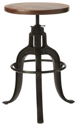 Early Industrial Revolving Bar Stool