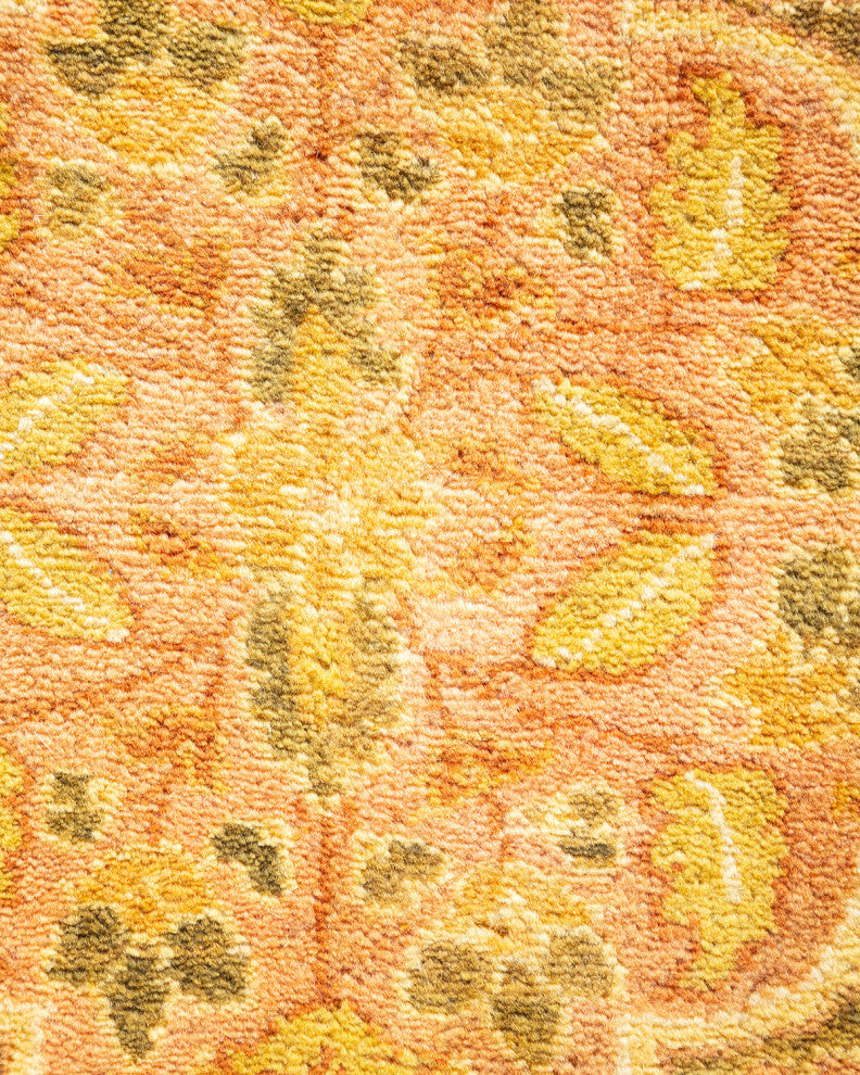 Iris, One-of-a-Kind Hand-Knotted Area Rug Brown, 8'1"x9'10"