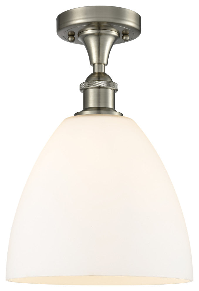 Innovations 516-1C-SN-GBD-91 1 Light Semi-Flush Mount, Brushed Satin Nickel