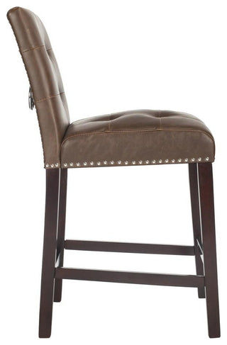 Safavieh Nikita Counter Stool, Brown/Espresso
