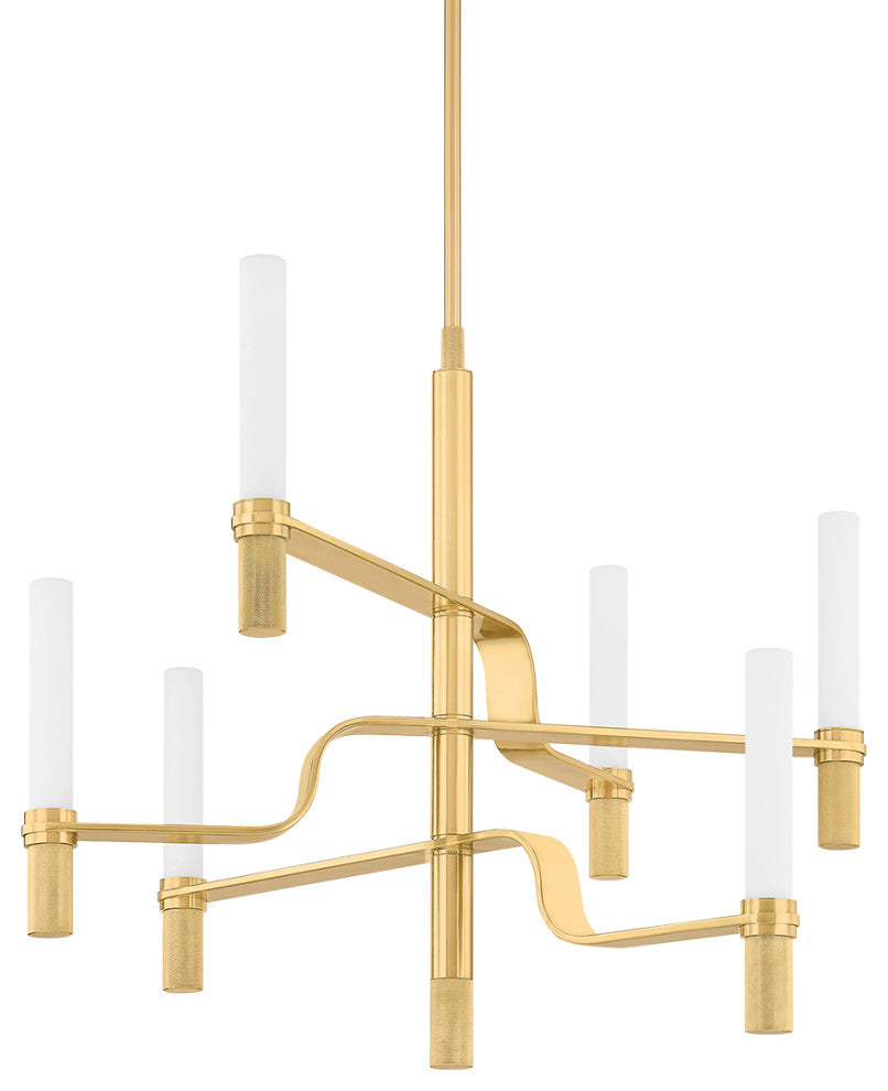 Hudson Valley Allentown Chandelier 36", Aged Brass