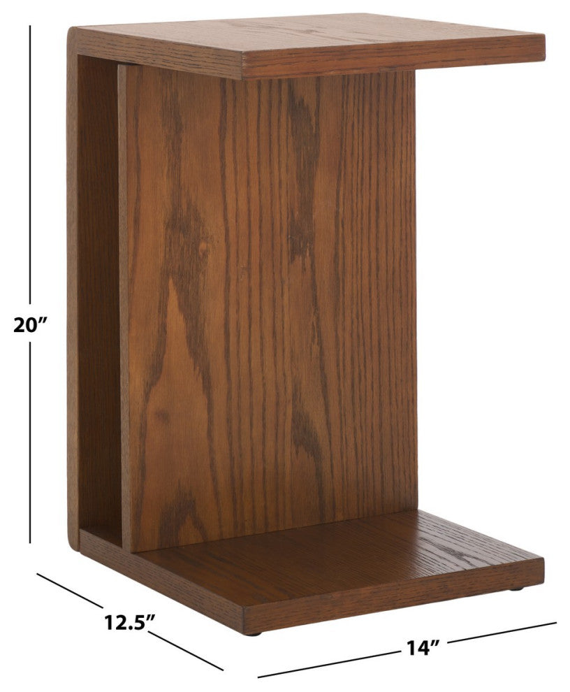 Safavieh Couture Kassia Wood "C" Table