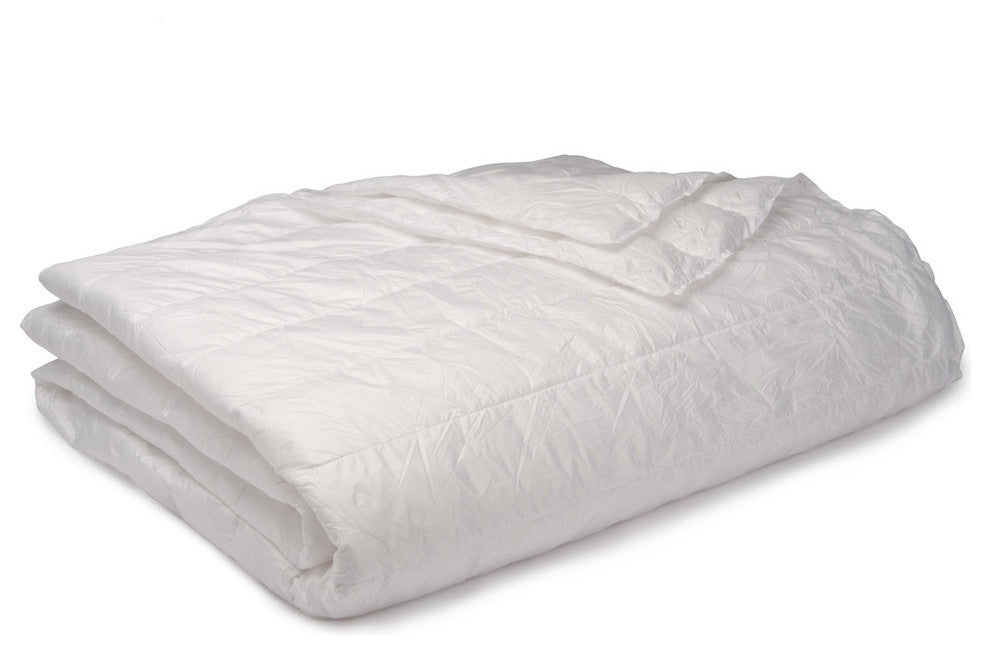 PUFF Packable Down Alternative Indoor/Outdoor Water Resistant Blanket , White, T