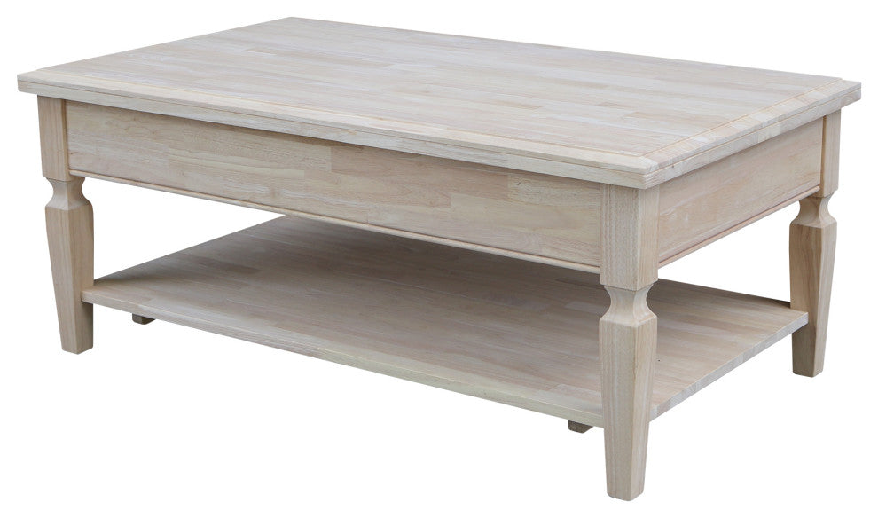 Vista Coffee Table, Unfinished